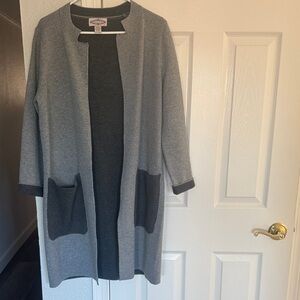 Olivers Two-Tone Gray Cardigan Sweater